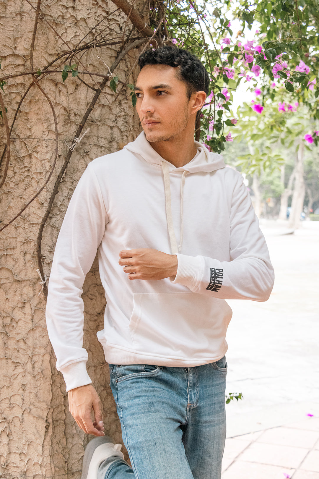 Sudadera Blanca Hoodie Classic