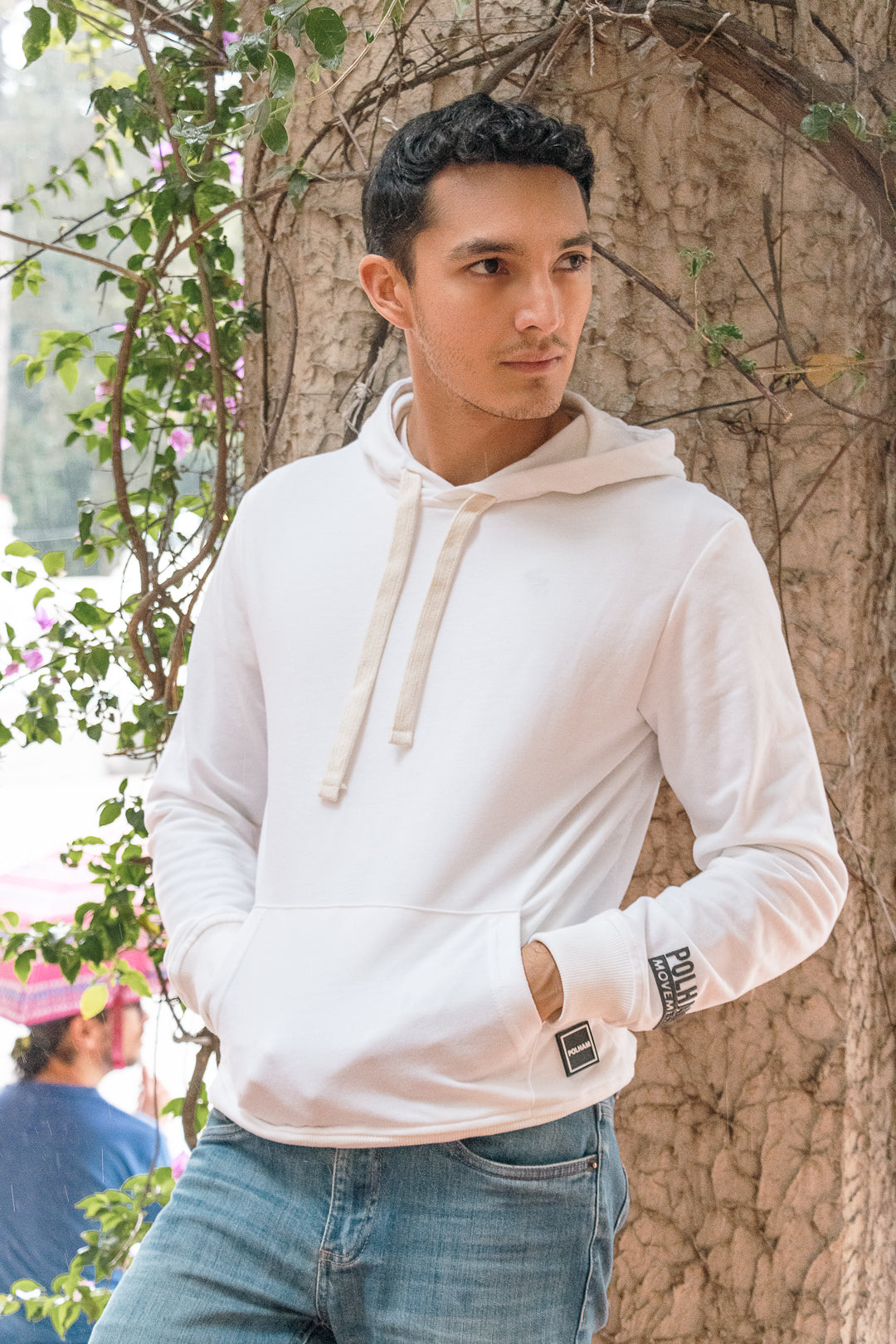 Sudadera Blanca Hoodie Classic