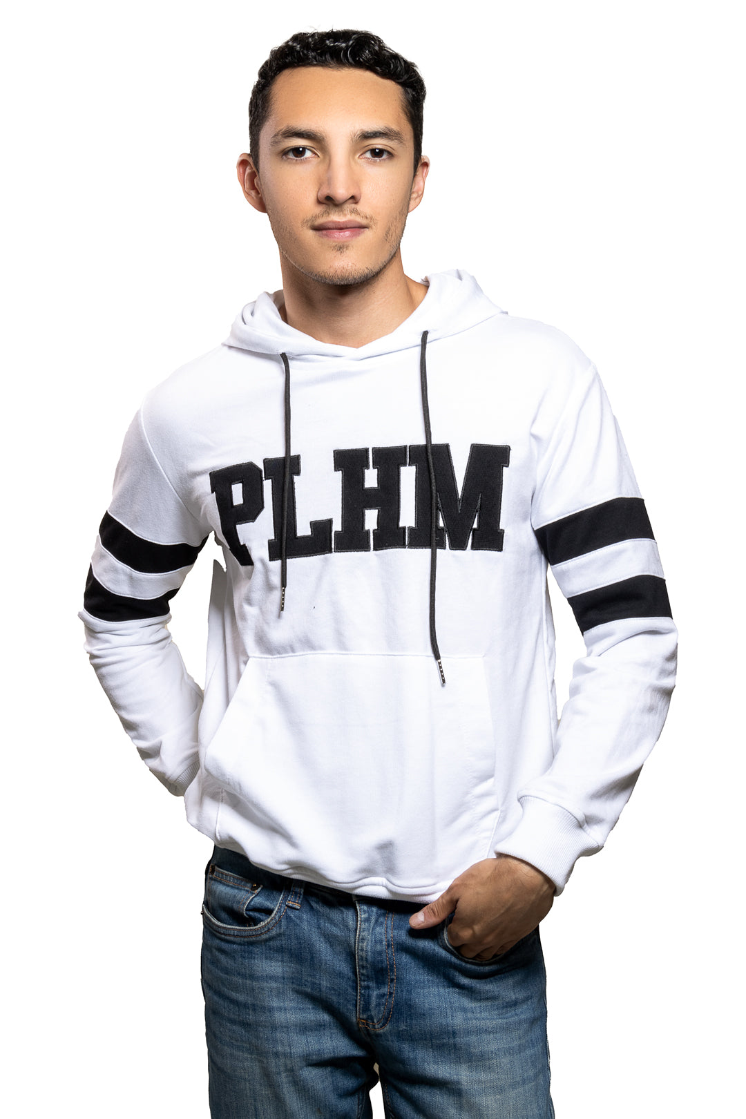 Sudadera Hoodie PLHM Blanco