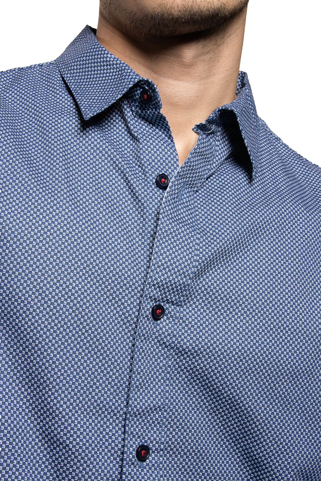 Camisa Lisa Color Azul Marino