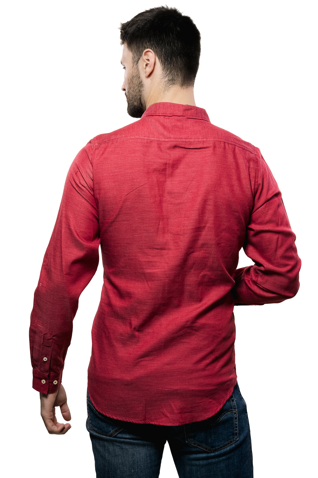 Camisa Para Hombre Polham Color Rojo