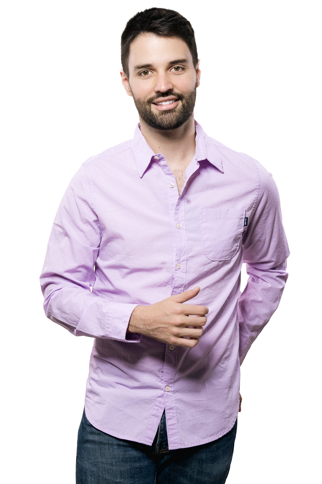 Camisa Para Hombre Color Morado