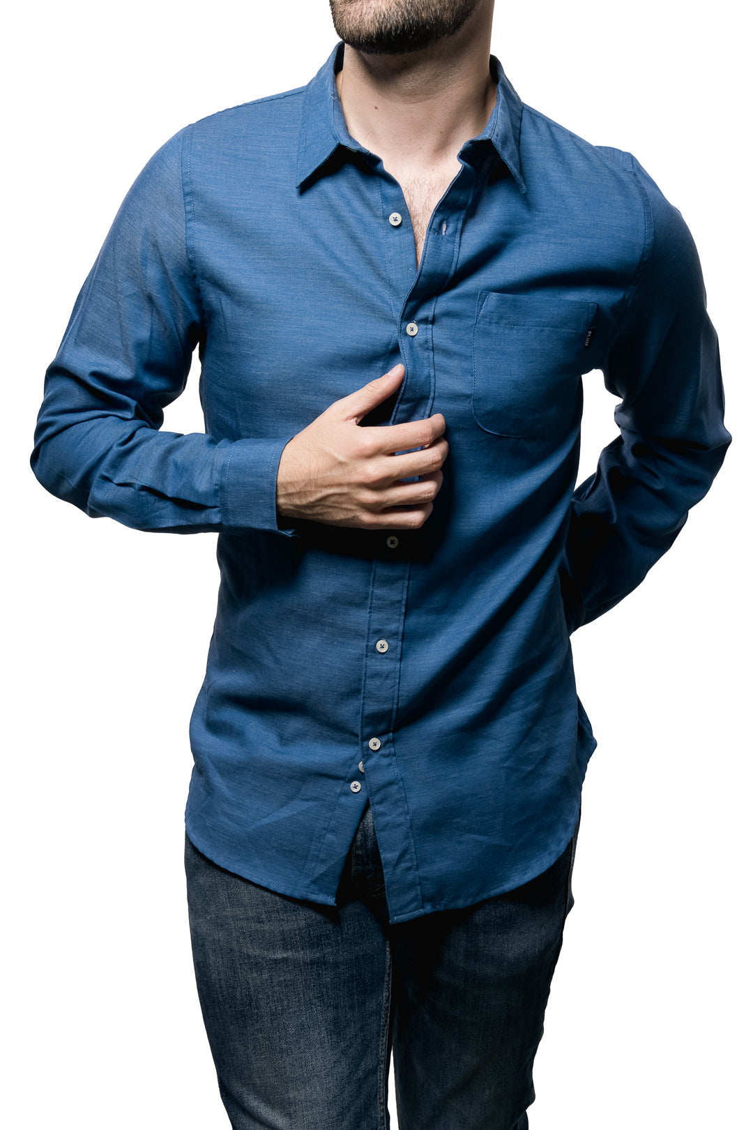 Camisa Para Hombre Color Azul Marino