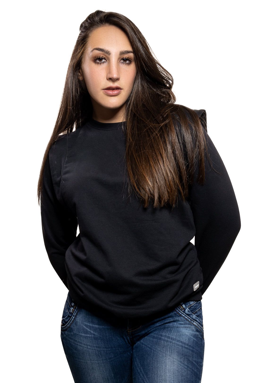 Sudadera Sweater Basic Negro