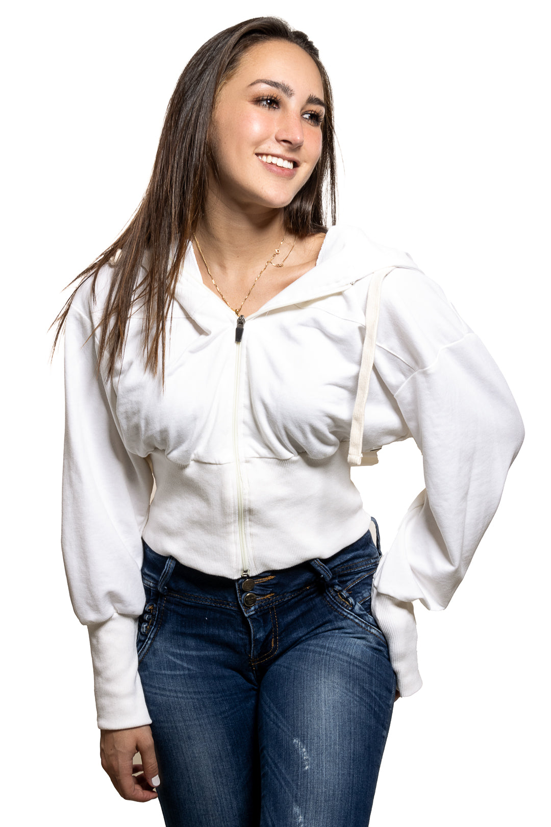 Sudadera Cadera Elastic Blanco