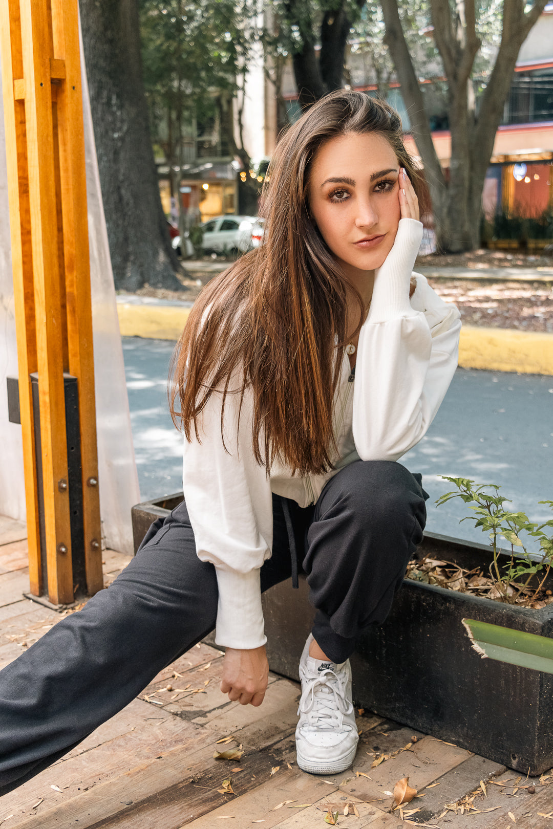 Sudadera Cadera Elastic Blanco