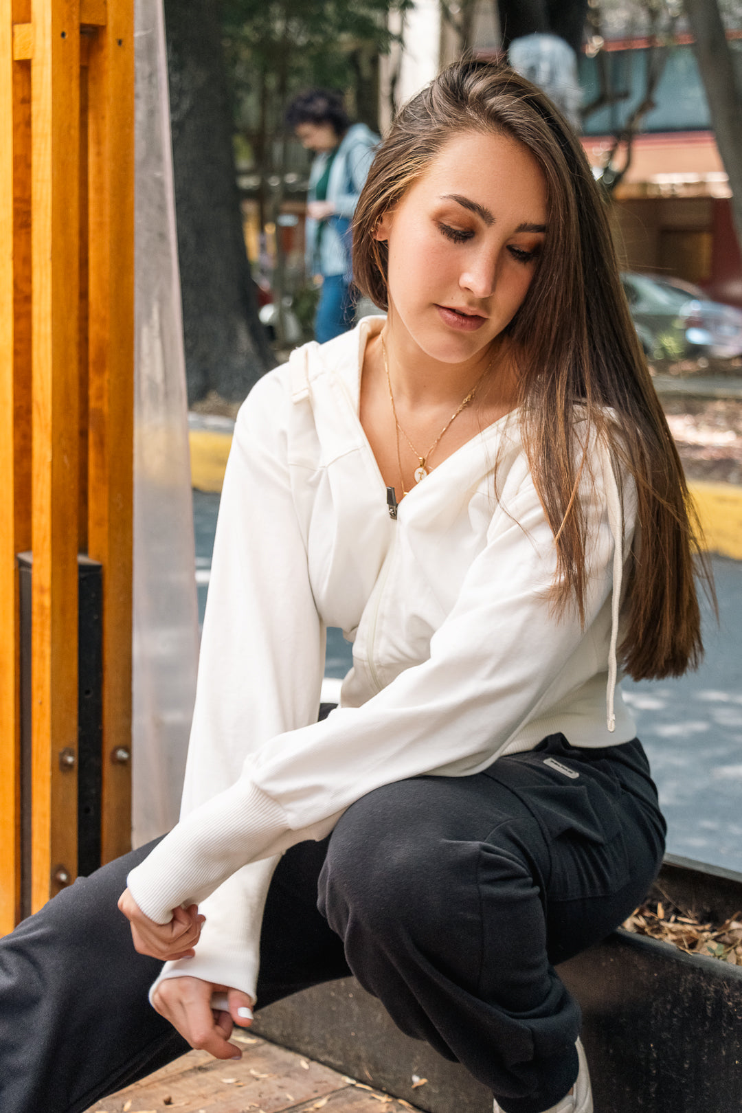 Sudadera Cadera Elastic Blanco